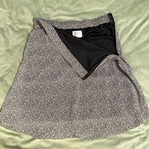 Sienna Sky Black and White Patterned Skirt